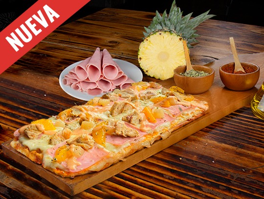 Pizza Hawaiana con Pollo