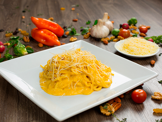 Spaguetti a la Huancaína