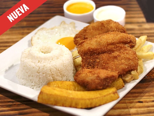 Milanesa de Pollo a lo Pobre
