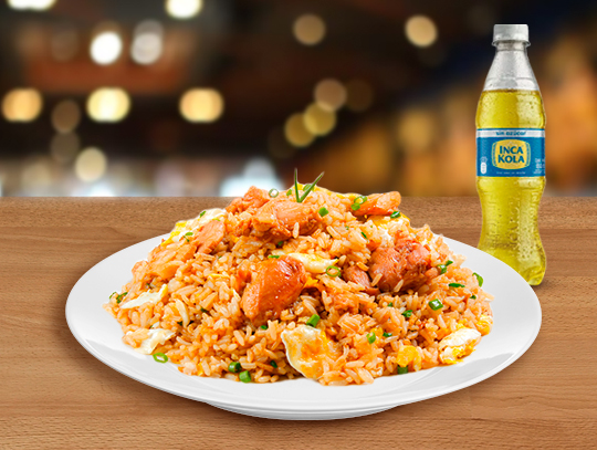 Arroz chaufa + Gaseosa 1/2L