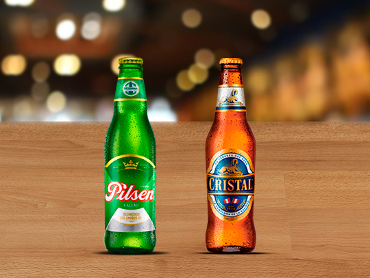 Cervezas Pilsen o Cristal